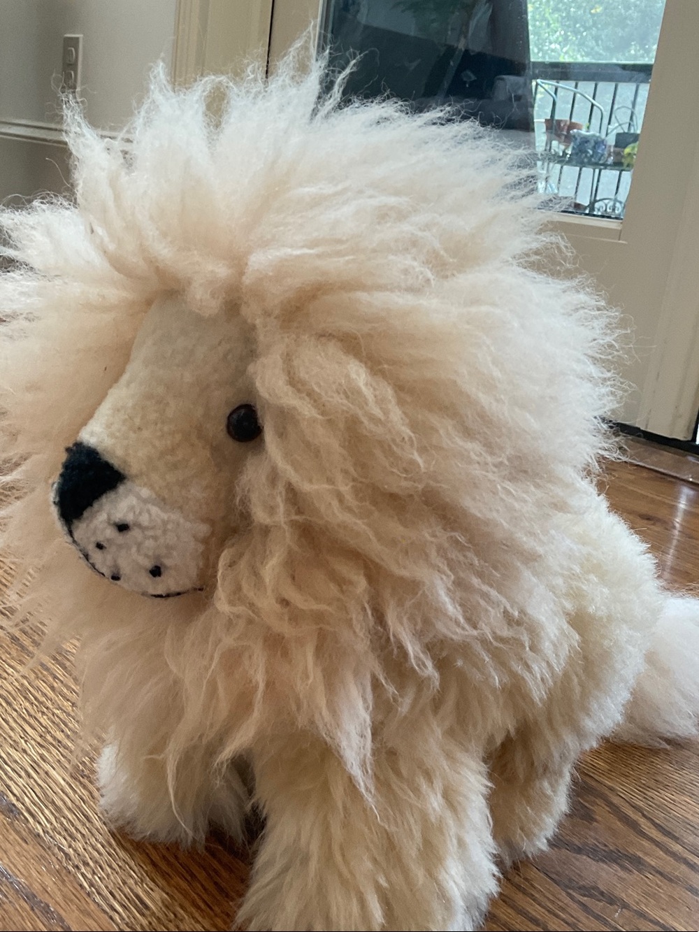 Genuine Alpalca Fur Lion Plush